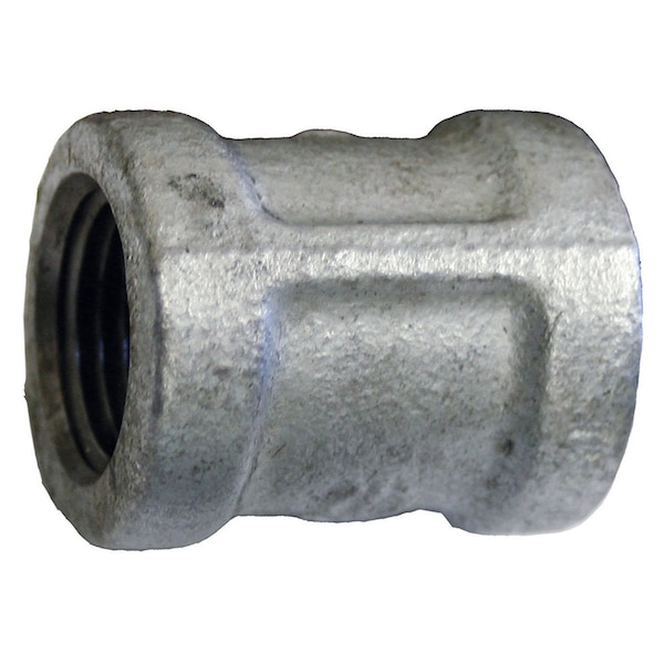 2-1/2in. Galvanized Iron Coupling, Banded